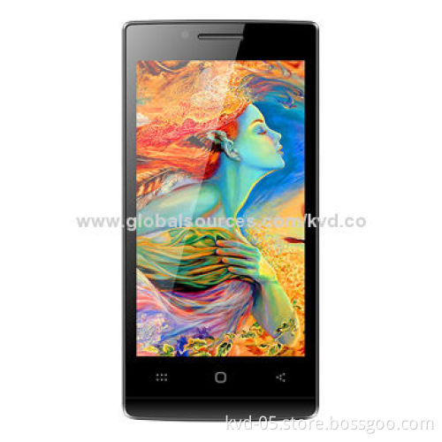 Touchscreen mobile phones, Android 4.2.9, Quad-core, 1.3GHz, 4.5'' IPS